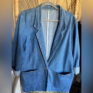 Vintage rancher jacket denim chore coat
